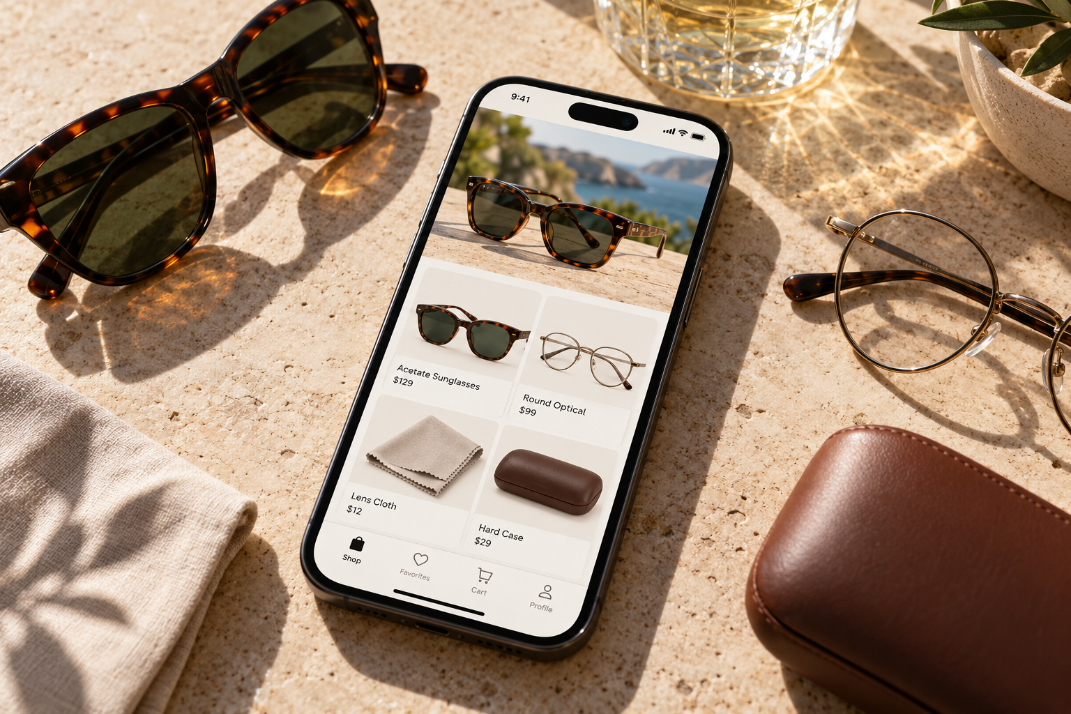 How to sell glasses and sunglasses on Telegram