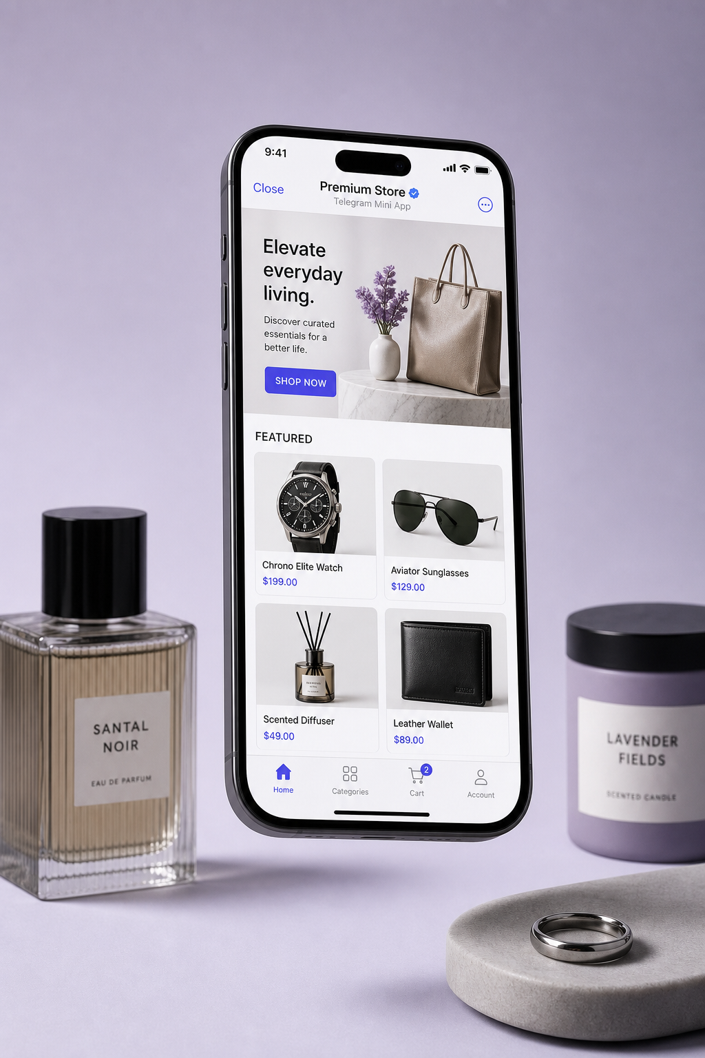 Chromatic Atelier, Multipurpose storefront design preview