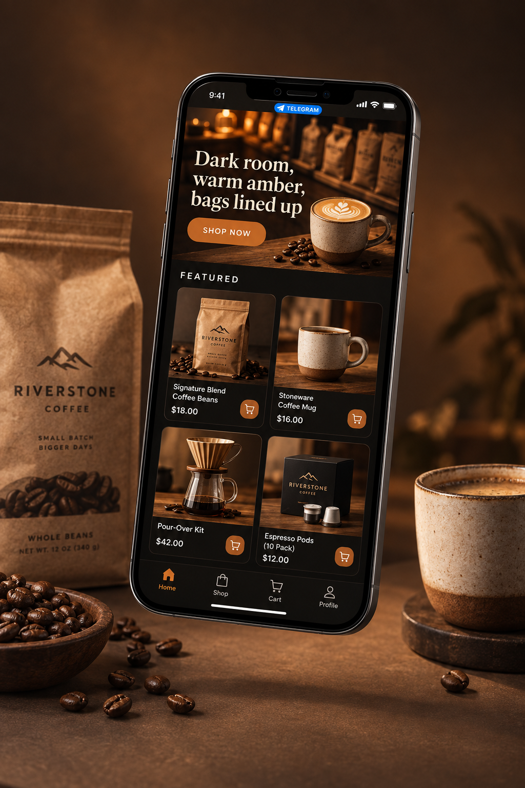 Roast Counter, Coffee storefront design